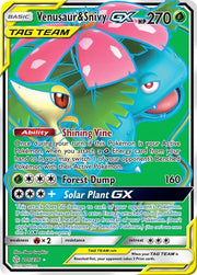 Venusaur & Snivy GX (Full Art) 210/236 (Cosmic Eclipse)