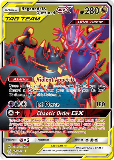 Pokémon Naganadel & Guzzlord GX (Full Art) 223/236