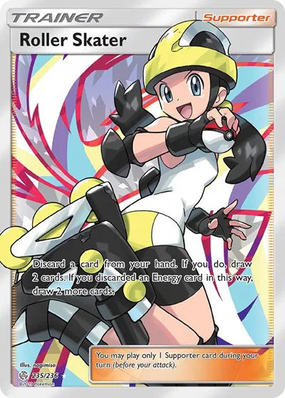 Roller Skater (Full Art) 235/236 · Holofoil (Cosmic Eclipse) — PSA 10