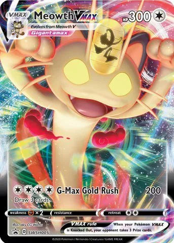Meowth VMAX SWSH005 (Sword & Shield Promo)