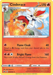 Cinderace (036) 036/202 · Normal (Sword & Shield Base Set)