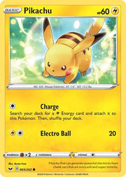 Pikachu 065/202 · Normal (Sword & Shield Base Set)