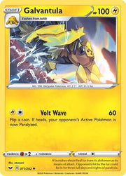 Galvantula (Reverse Holofoil) Sword & Shield Base Set Uncommon 071/202