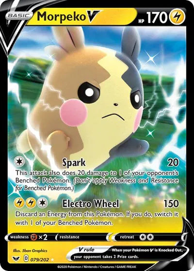 Morpeko V 079/202 (Sword & Shield Base Set)