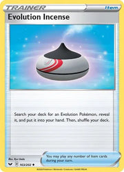 Evolution Incense 163/202 · Normal (Sword & Shield Base Set)