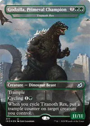 Godzilla, Primeval Champion - Titanoth Rex 377 · Foil (Ikoria: Lair of Behemoths)