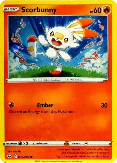Scorbunny 030/202 (Blister Exclusives)
