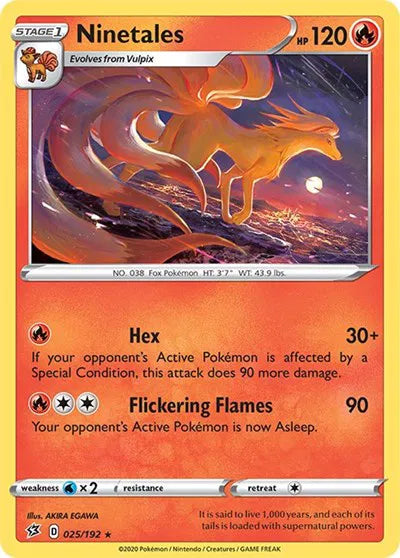 Ninetales 025/192 · Normal (Rebel Clash)