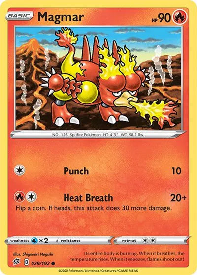 Magmar 029/192 · Normal (Rebel Clash)