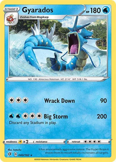 Gyarados 040/192 · Holofoil (Rebel Clash)