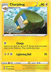 Charjabug 065/192 · Reverse Holofoil (Rebel Clash)