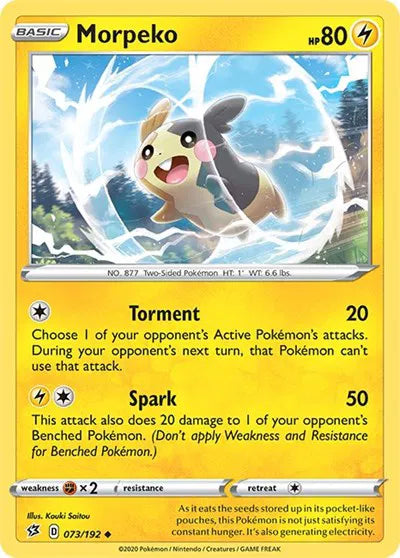 Morpeko 073/192 · Reverse Holofoil (Rebel Clash)
