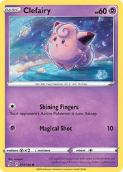 Clefairy 074/192 · Reverse Holofoil (Rebel Clash)