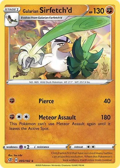 Galarian Sirfetch'd 095/192 · Holofoil (Rebel Clash)