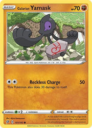 Galarian Yamask 101/192 · Reverse Holofoil (Rebel Clash)