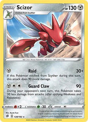 Scizor 128/192 · Normal (Rebel Clash)