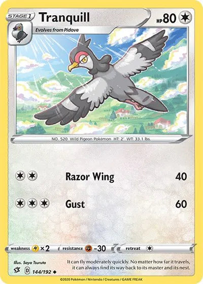 Tranquill 144/192 · Reverse Holofoil (Rebel Clash)