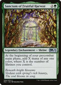 Sanctum of Fruitful Harvest 203 · Foil (Core Set 2021)