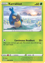 Karrablast 008/189 · Normal (Darkness Ablaze)