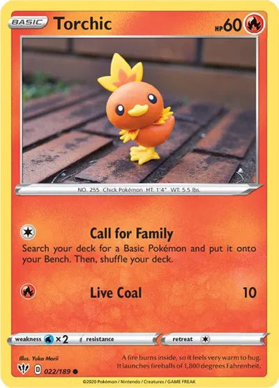 Torchic 022/189 · Normal (Darkness Ablaze)