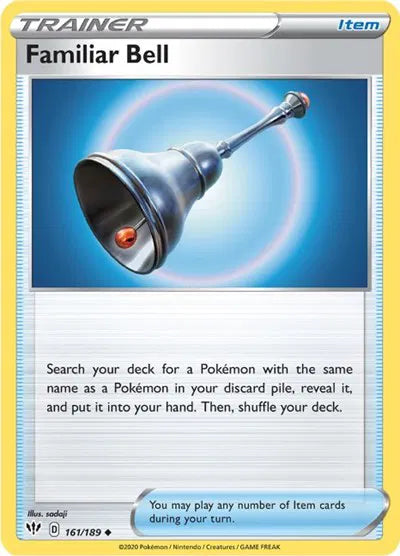 Familiar Bell 161/189 · Normal (Darkness Ablaze)