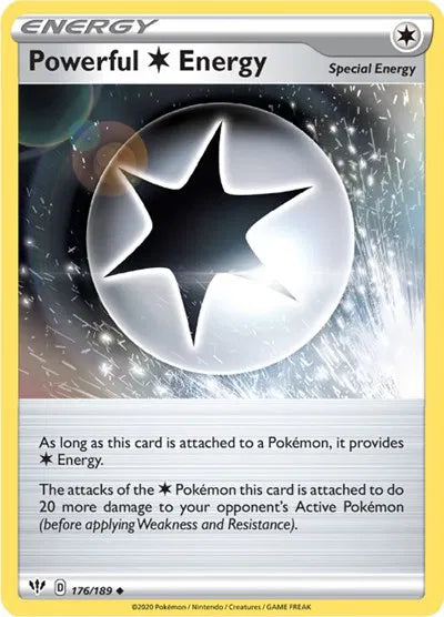Powerful C Energy 176/189 · Normal (Darkness Ablaze)