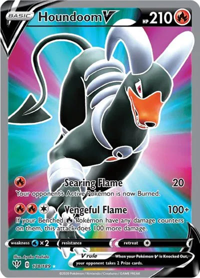 Houndoom V (Full Art) 178/189 (Darkness Ablaze)