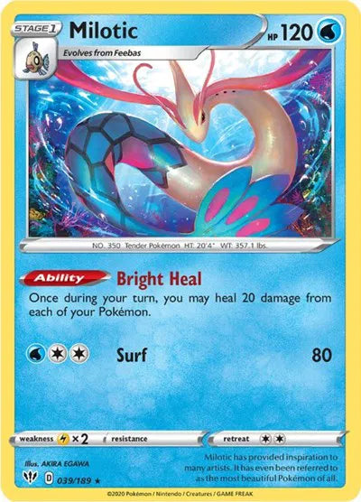 Milotic 039/189 · Holofoil (Darkness Ablaze)
