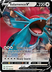 Salamence V 143/189 · Holofoil (Darkness Ablaze)