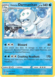 Galarian Darmanitan (44) 044/189 · Reverse Holofoil (Darkness Ablaze)