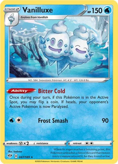 Vanilluxe 047/189 · Normal (Darkness Ablaze)