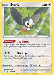Starly 145/189 · Normal (Darkness Ablaze)