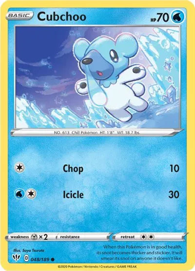 Cubchoo 048/189 · Normal (Darkness Ablaze)