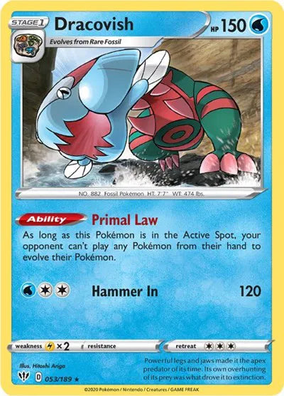Dracovish 053/189 · Reverse Holofoil (Darkness Ablaze)