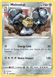 Melmetal 130/189 · Reverse Holofoil (Darkness Ablaze)