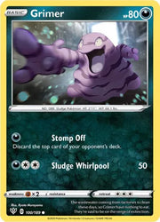 Grimer 100/189 · Normal (Darkness Ablaze)