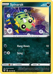 Spinarak 102/189 · Normal (Darkness Ablaze)