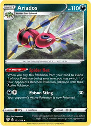 Ariados 103/189 · Reverse Holofoil (Darkness Ablaze)