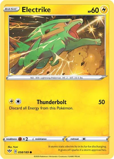 Electrike 058/189 · Normal (Darkness Ablaze)
