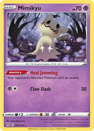 Mimikyu 081/189 · Normal (Darkness Ablaze)