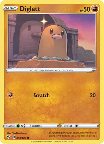 Diglett 084/189 · Normal (Darkness Ablaze)