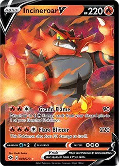 Incineroar V 08/73 (Champion's Path)