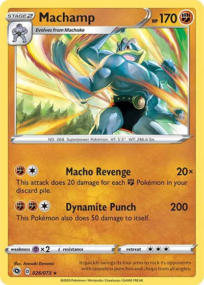 Machamp 26/73 · Holofoil (Champion's Path)