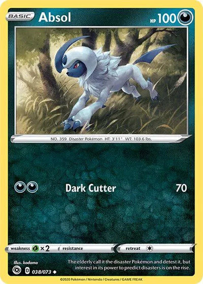 Absol 38/73 ·  (Champion's Path) by  Kadama
