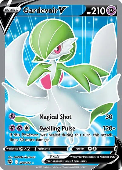 Gardevoir V (Full Art) 70/73 (Champion's Path) — CGC 8.5
