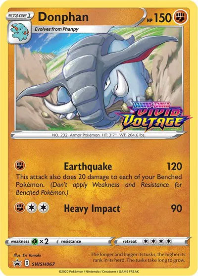 Donphan (Prerelease) SWSH067 (Sword & Shield Promo)