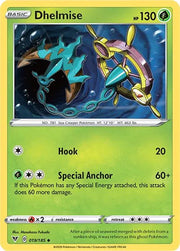 Dhelmise 019/185 · Reverse Holofoil (Vivid Voltage)