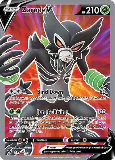 Zarude V (Full Art) 167/185 (Vivid Voltage)