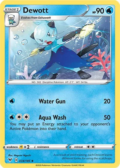 Dewott 034/185 · Normal (Vivid Voltage)