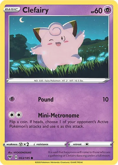 Clefairy 063/185 · Normal (Vivid Voltage)